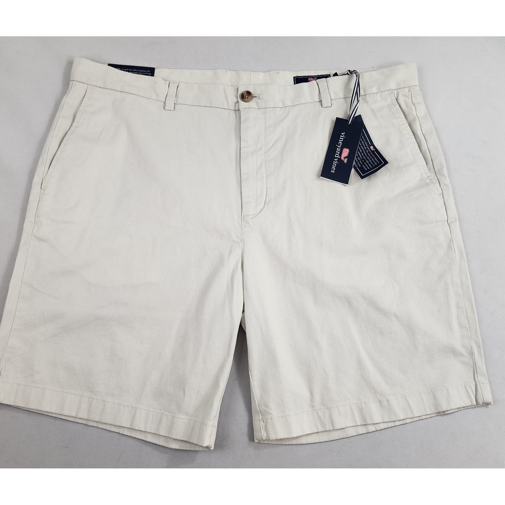 Vineyard Vines Mens 9 In Breaker Shorts 42 Stone Beige Stretch 1H0462-274-10650